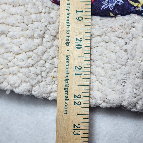 Raphael Balzac Anthropologie Cozy Plush Robe Sherpa Lined Hooded Bathrobe Large - Picture 12 of 13